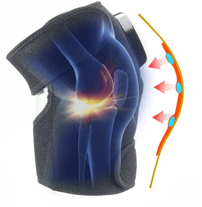 Appareil de massage électrique infrarouge pour le genou, enveloppant le coude, thérapie par vibrations, appareil de physiothérapie, soulagement de la douleur - LUXARAH