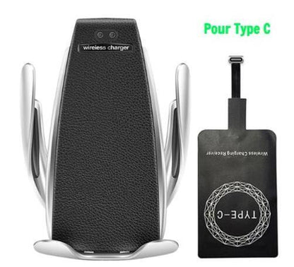 Chargeur sans fil pour voiture 10 W, induction, charge rapide sans fil, avec support de téléphone S5