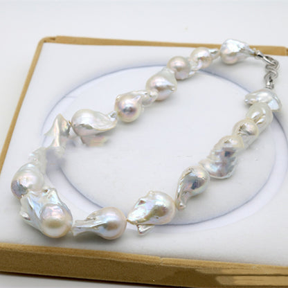 Colliers de perles de style baroque pour femmes