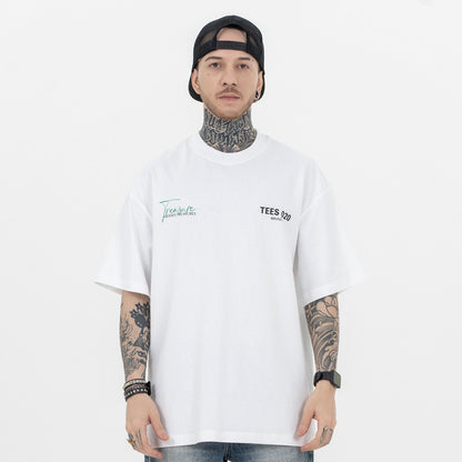 T-shirt basique American High Street ample et surdimensionné - LUXARAH