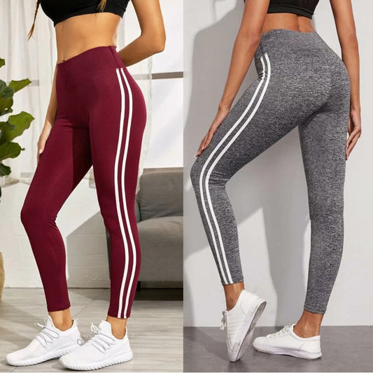 Pantalon legging moulant de course à pied pour femme, idéal pour le fitness et le yoga - LUXARAH