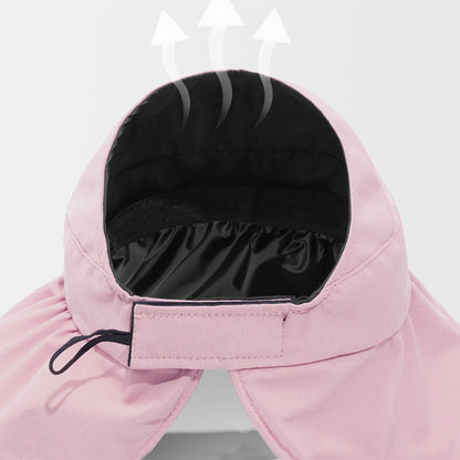 Chapeau de pêcheur pliable d'été avec visière et protection solaire UPF 50 pour femme