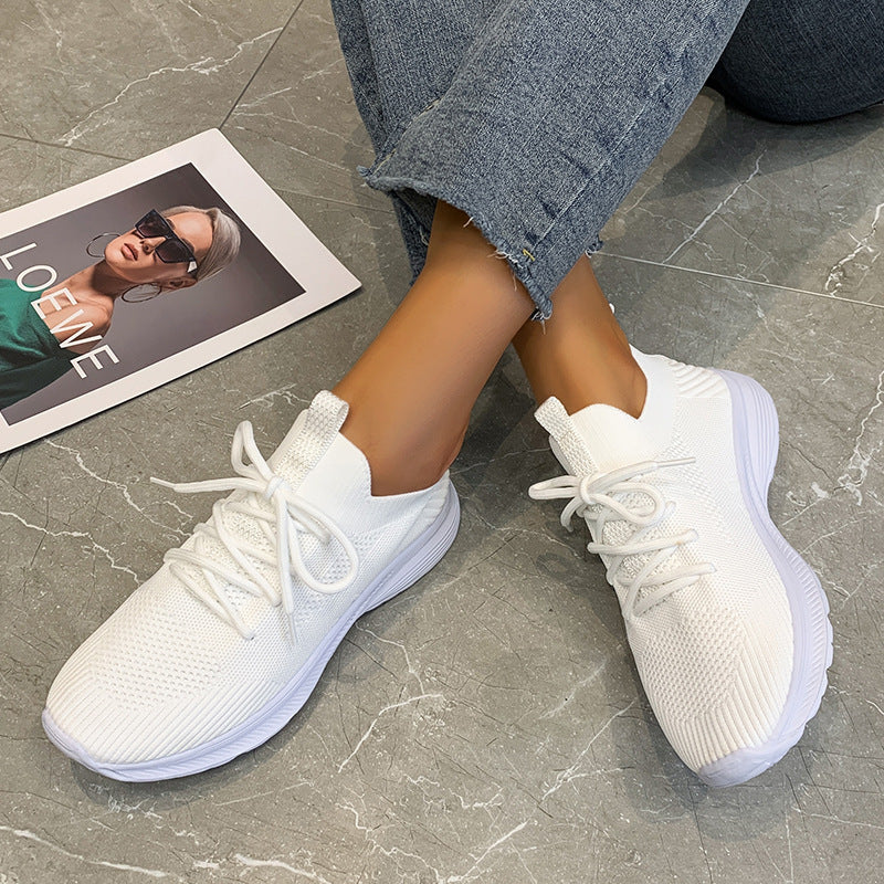 Chaussures de course respirantes en maille tendance pour femmes - LUXARAH