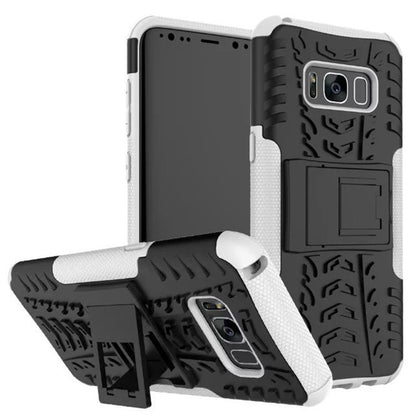 Coque de téléphone portable Samsung S8 plus Galaxy S8 avec support à motif coloré en forme de pneu, étui antichute inclus