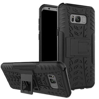 Coque de téléphone portable Samsung S8 plus Galaxy S8 avec support à motif coloré en forme de pneu, étui antichute inclus