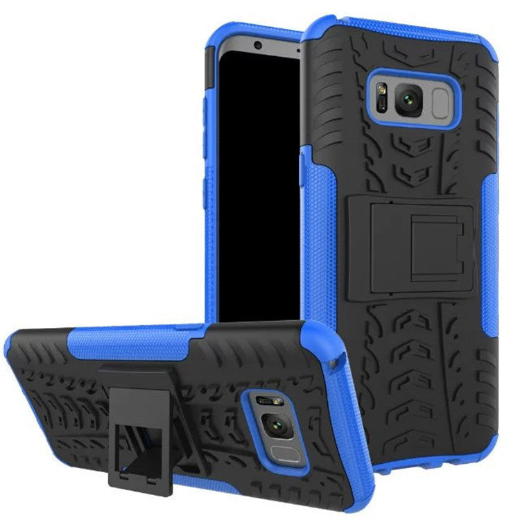 Coque de téléphone portable Samsung S8 plus Galaxy S8 avec support à motif coloré en forme de pneu, étui antichute inclus