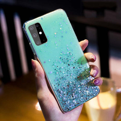 Coque de téléphone portable Samsung avec étoile rose dégradée