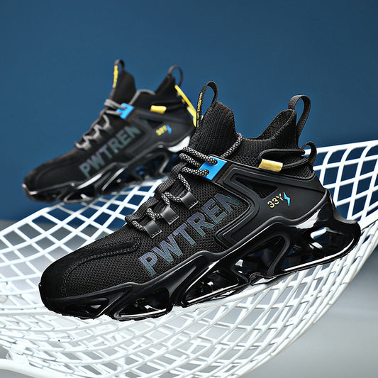 Chaussures de sport tissées volantes, à absorption des chocs, décontractées et polyvalentes - LUXARAH
