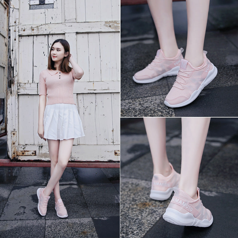 Chaussures de sport blanches pour femmes, chaussures de course décontractées et respirantes - LUXARAH