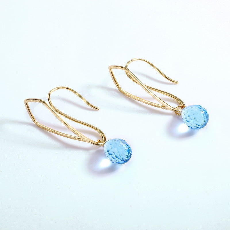 Boucles d'oreilles en cristal
