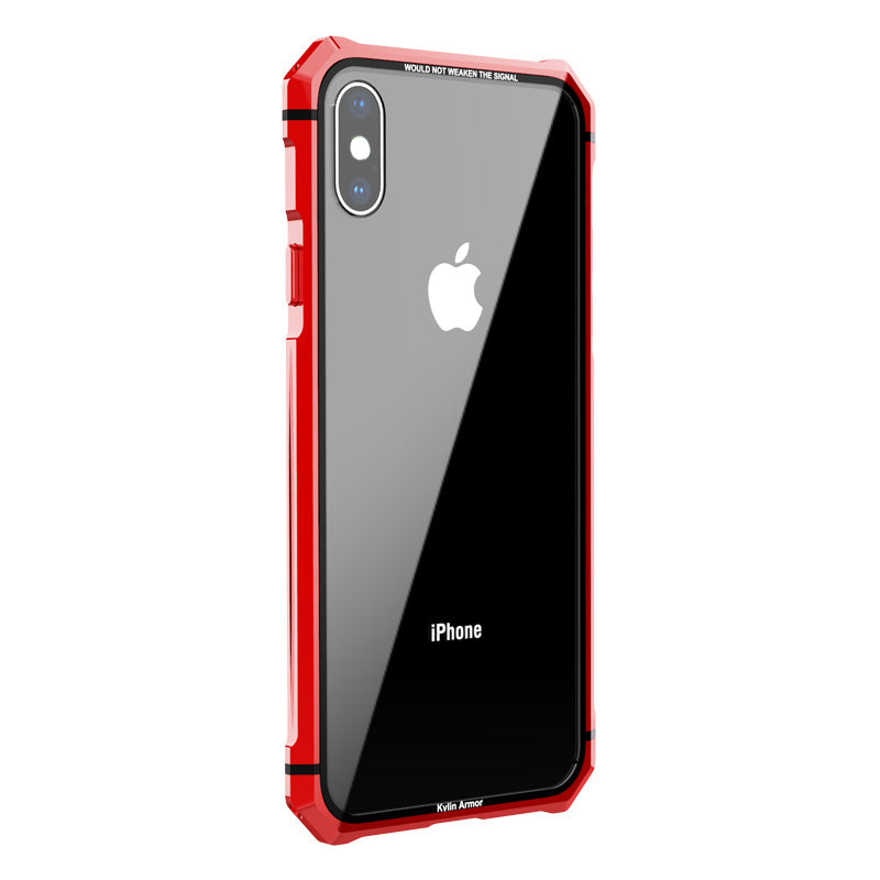 Coque de téléphone en verre trempé transparent