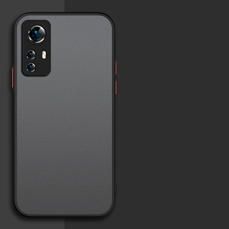 Coque de protection transparente en silicone givré ultra-mince et résistante aux chutes
