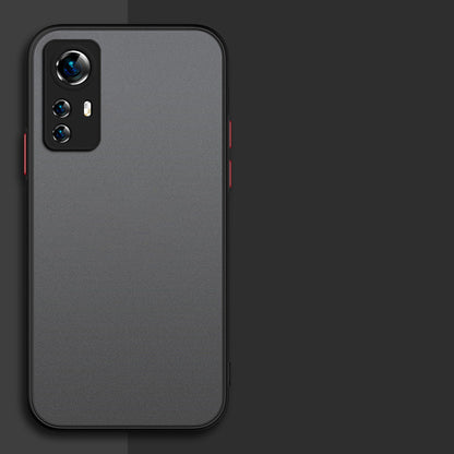 Coque de protection transparente en silicone givré ultra-mince et résistante aux chutes