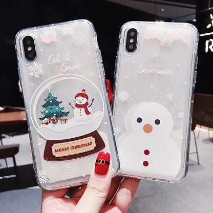 Compatible avec Apple, coque mobile, Snowflakes, Sands, Noël