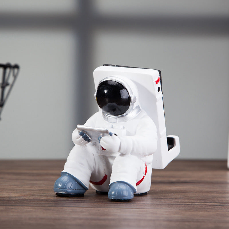 Support de téléphone portable simple et créatif pour étudiant, accessoire de bureau mignon et astronaute, idéal comme cadeau ou décoration de bureau