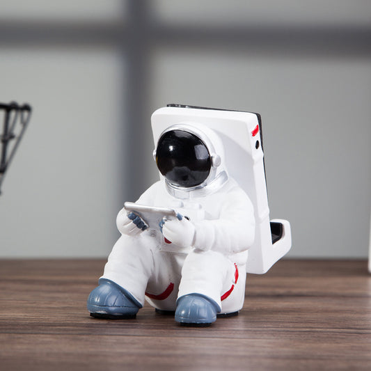 Support de téléphone portable simple et créatif pour étudiant, accessoire de bureau mignon et astronaute, idéal comme cadeau ou décoration de bureau