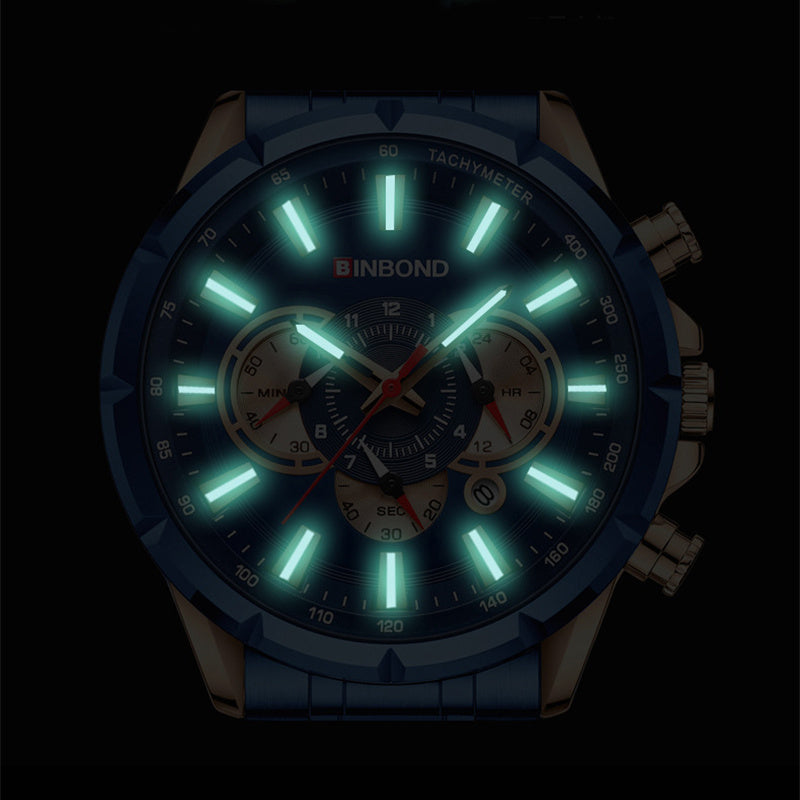 Montre tactique étanche et lumineuse pour moto, chronométrage multipoints - LUXARAH
