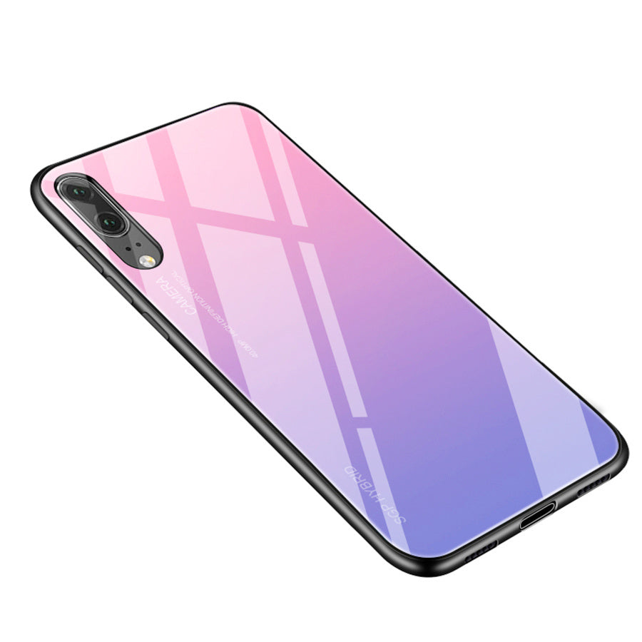 Coque de téléphone en verre dégradé