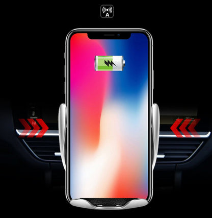 Chargeur sans fil pour voiture 10 W, induction, charge rapide sans fil, avec support de téléphone S5
