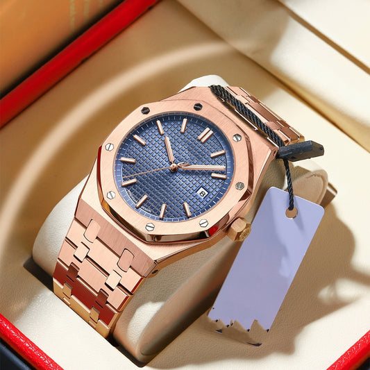 Montre étanche à la mode, tendance, lumineuse, avec calendrier - LUXARAH