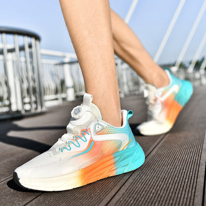Chaussures de sport en maille respirantes, décontractées et polyvalentes, grande taille, semelle souple, pour homme, tendance - LUXARAH