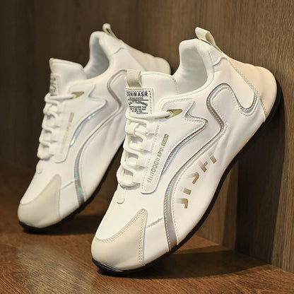 Baskets à lacets tendance pour hommes, chaussures basses respirantes, chaussures de course, de marche et de sport - LUXARAH