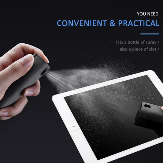 Kit de nettoyage d'écran 2 en 1 pour téléphone et ordinateur, avec chiffon en microfibre pour éliminer la poussière