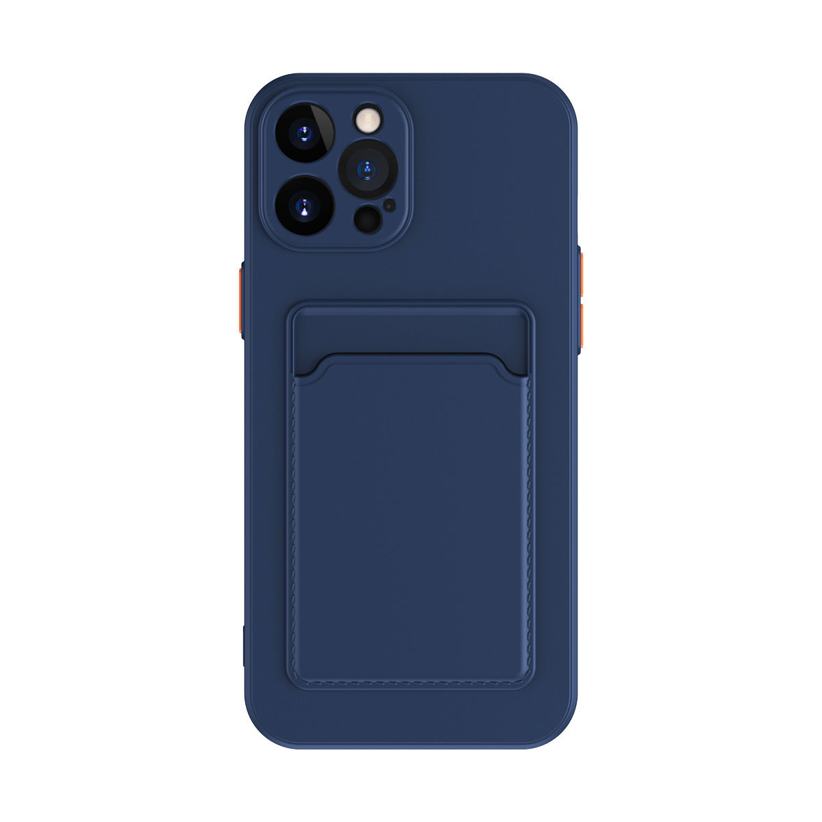 Coque de téléphone en silicone liquide simple et de couleur pure