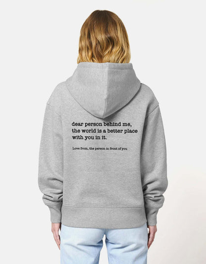 Sweat à capuche créatif avec lettres « Everything Will Be Okay » pour femme, décontracté, ample, chaud et confortable