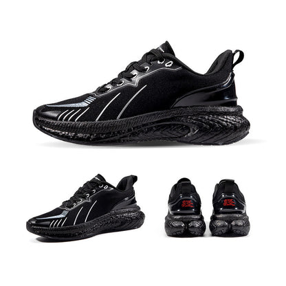 Chaussures de course légères tissées à semelle épaisse Popcorn - LUXARAH