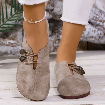 Sandales à enfiler à bout carré pour femme, chaussures plates et souples, tendance pour l'été
