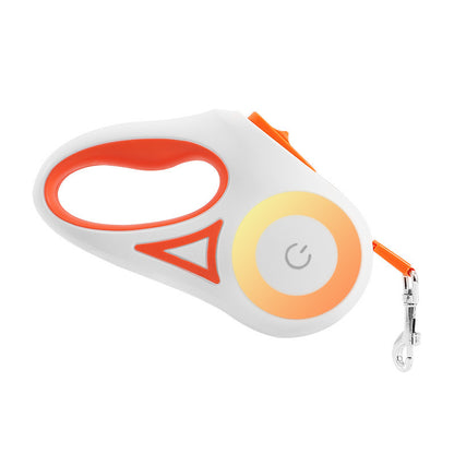 Laisse rétractable pour chien et collier Spotlight, corde de traction automatique pour chien et chat, pour petits et moyens chiens, produit pour animaux de compagnie - LUXARAH