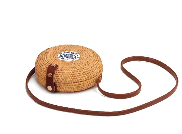 Sac en rotin tissé à la main