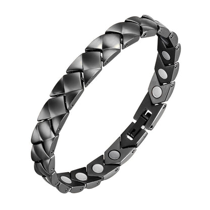 Bracelet énergétique tendance pour femme en titane pur - LUXARAH
