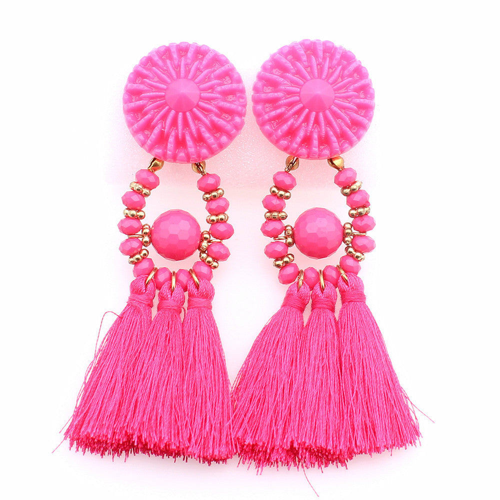 Boucles d'oreilles à pampilles