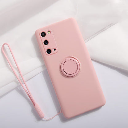 Coque en silicone liquide pour téléphone portable Samsung