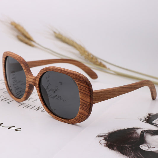 Lunettes de cyclisme en bambou et bois pour hommes et femmes