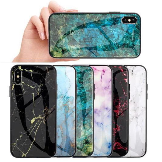 Coque de protection en verre marbré S10
