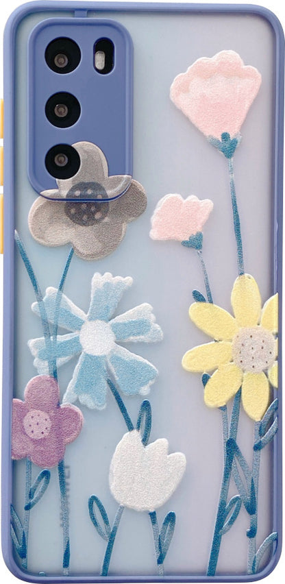 Coque de téléphone à motif floral en reliefEmbossed flower phone case