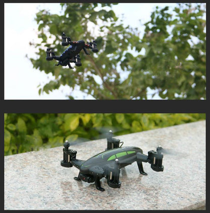 OTRC FY602 Air-Road RC Drone Car 2 en 1 Voiture volante 2.4G RC Quadcopter Drone 6 axes 4 canaux Hélicoptère avec caméra HD Haute vitesse 4WD