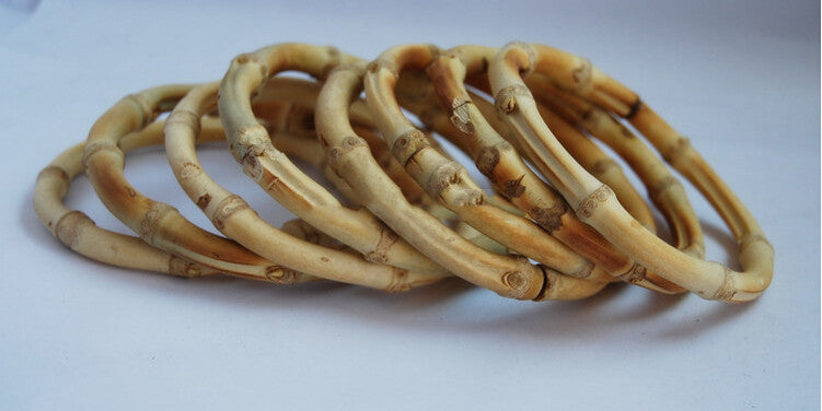 Bracelet en bambou de style ethnique naturel original style pastoral - LUXARAH