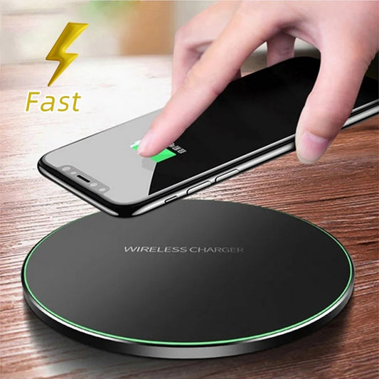 Chargeur sans fil pour iPhone, station de charge rapide sans fil pour Samsung haute vitesse