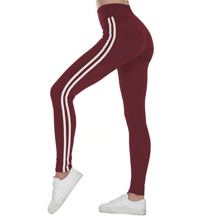 Pantalon legging moulant de course à pied pour femme, idéal pour le fitness et le yoga - LUXARAH