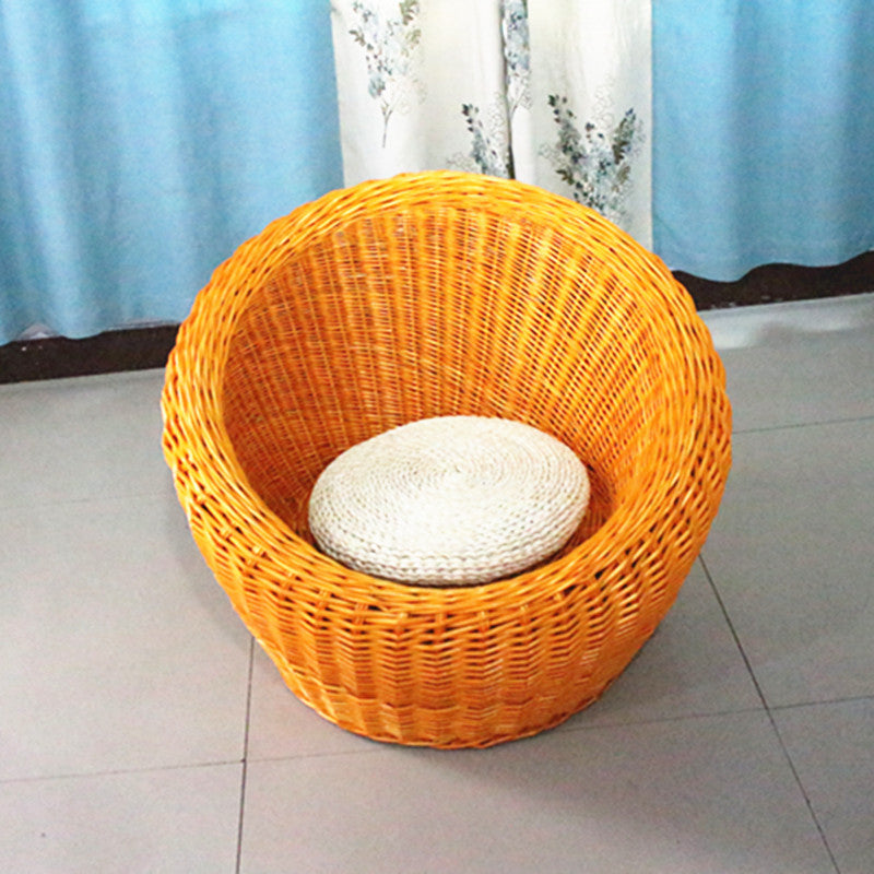 Canapé-chaise créatif en osier et rotin - LUXARAH