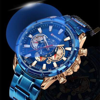 Montre tactique étanche et lumineuse pour moto, chronométrage multipoints - LUXARAH