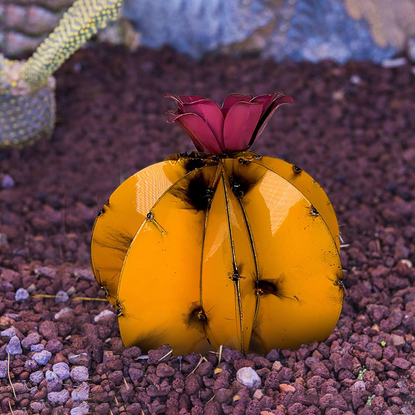 Sculpture de cactus en métal Art déco à faire soi-même
