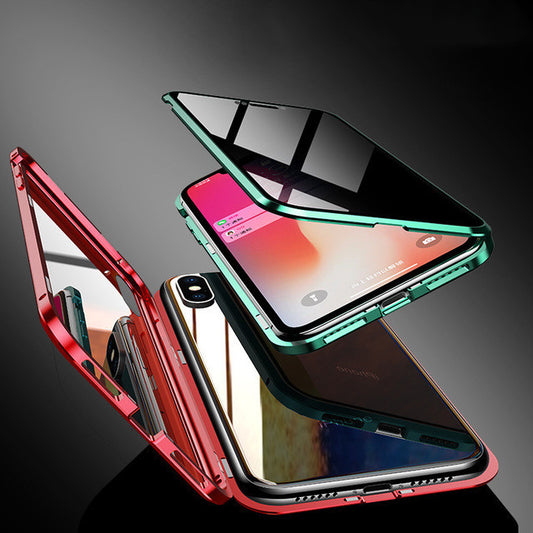 Coque de protection magnétique anti-regards pour téléphone