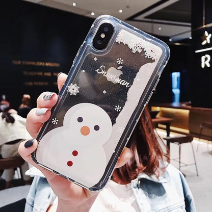 Compatible avec Apple, coque mobile, Snowflakes, Sands, Noël