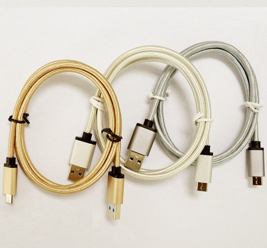 Câble de chargement pour téléphone portable et ordinateur portable avec ligne de données de type C