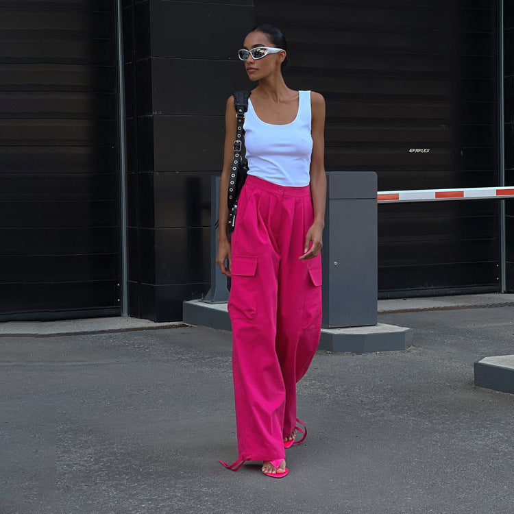 Pantalon de travail legging à lacets tendance pour femme - LUXARAH